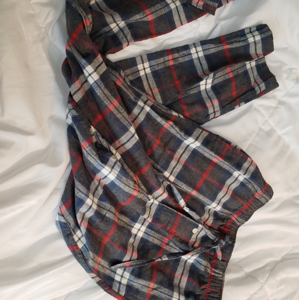 J Crew Men's cotton pajamas Ca#56445 Small 28-30 pajama pants 100% cotton